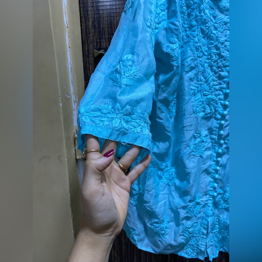 Heavy Kurti palazzo set - Picture 3 of 6